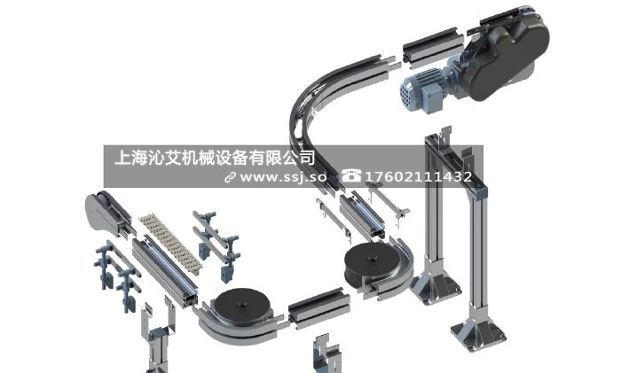 藥品柔性輸送線示意圖